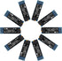 ACEIRMC 4pcs I2C Display Module 0.91 Inch I2C OLED Display Module I2C OLED