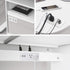 Jgstkcity Grommet 9.85ft Recessed Power Strip with USB,Flat Plug Ultra Thin Extension Cord,Furniture Desktop Charging