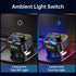 Syncwire Bluetooth 5.4 FM Transmitter Car Adapter, 54W (PD 36W & 18W), Wireless Radio Receiver, Hands-Free Calling, LED
