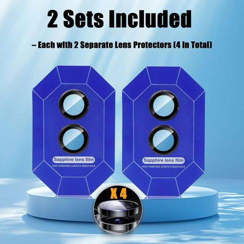 Deekeewe 2 Set 17,Ultra 9H 17 2025,Clear Camera Lens Protector for iphone HD Tempered Glass Camera Protector,Anti