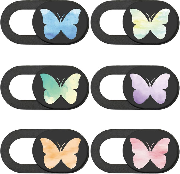 6Pcs Laptop Camera Cover Slide Butterfly 0.04 Inch Ultra Thin Webcam Privacy