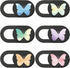 6Pcs Laptop Camera Cover Slide Butterfly 0.04 Inch Ultra Thin Webcam Privacy