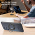 Magnetic Phone Ring Holder for iPhone, 2 in 1 Removable Magnetic Desk Stand Compatible with iPhone 15 14 13 12 Series