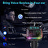 VR Robot Upgraded Bluetooth FM Transmitter for Car, Wireless Bluetooth 5.0 Adapter with Dual USB Ports, 20W PD+QC3.0