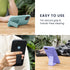 kwmobile 11 Case Compatible with Apple iPhone - Case with Hand Strap and Stand Soft TPU Silicone Coating - Lavender