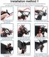 CALIDAKA Car Interior Holder, Universal Dash Cam Mount Bracket for Auto Driving