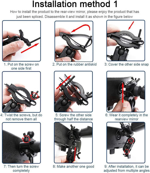 SYCOOVEN Dash Cam Mount, Car Interior Holder, Camera Bracket, Rear View Mirror Holder, Universal Dash Camera Rear View