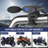 Motorcycle USB Charger, 12-Volt USB-A and USB-C Dual Charging Port for Handlebar, Waterproof 12V Power Accessories