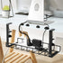 Under Desk Cable Management Tray, Xpatee Upgraded Wire Management No Drill, Cable Rack for Office, Home - Black