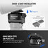 Neewer GM47 Quick Release Plate Kit, Auto Lock Square QR Camera Tripod Mount Plate Compatible with Arca Swiss
