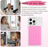 ZHLKHIOP 8 Pack Silicone Suction Cup Phone Grip, Klearlook Silicone Suction Cup Phone Case, Magnetic, for Secure Hold