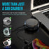 2-in-1 Retractable Car Charger for iPhone and Android, Modern Car Charger with Retractable Cord 15W Fast Charging