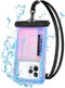 Floating Waterproof Phone Pouch, IPX68 Case with Lanyard for iPhone 15 14 13 12 Pro Max Samsung S24 S23 S22, Dazzling