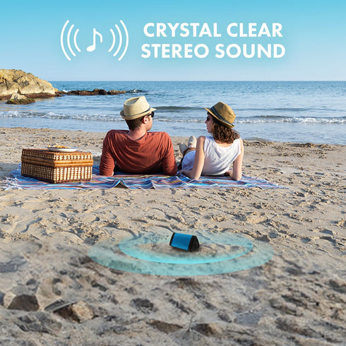 OontZ Angle 3 Bluetooth Speaker, Portable Wireless Bluetooth 5.0, 10 Watts, IPX5 Water Resistant, Loud Speaker (Blue)