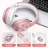 Wireless Bluetooth Headphones Over Ear, 80H Playtime, 3EQ Sound Modes, HiFi Stereo with Deep Bass, Foldable