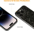 molzar Grip Series Case for iPhone 14 Pro with Real Forged Carbon Fiber, Built-in Metal Plate for Magnetic Mount,