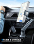 eSamcore Tablet Holder for Car, iPad Cup Holder Mount with 1.57" Depth Large Clamp, 15" Height Adjustable for 6"-12.9"