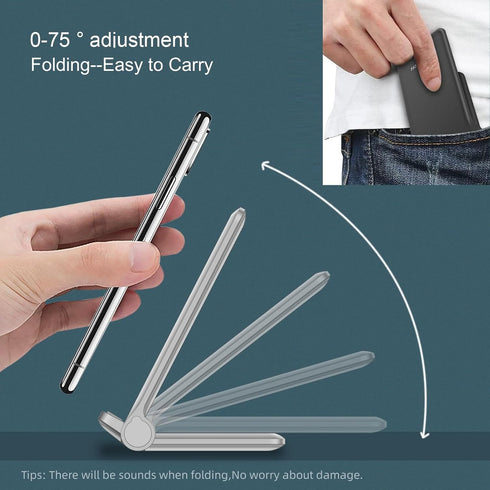 2 in 1 Wireless Charger - Foldable 20W Fast Wireless Charging Stand Compatible with iPhone 16/16
