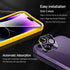 iVolver 3+3 Pack Tempered Glass Screen Protector for iPhone 14 Pro Max 6.7'' + Camera Lens Protectors & Alignment Frame.