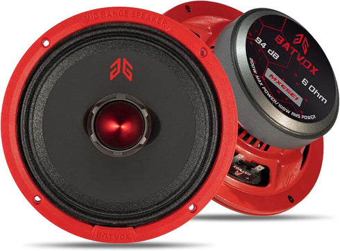 MX65E1 Loudspeaker, 6.5 Inch Midrange 400 Watts, Premium Quality Audio Door Speakers for Car or Truck