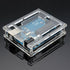 Uno R3 Case Enclosure, Transparent Gloss Acrylic Computer Box Compatible with Arduino UNO R3