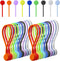 LORDTRONICS 20 Pack Reusable Silicone Magnetic Cable Ties Twist Ties for Home/Office Cord