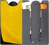 Silicone Phone Card Holder Pocket with Stand - Stick On Wallet, Adhesive Credit Card Pouch for iPhone & Samsung Galaxy