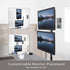 VIVO Dual Vertically Stacked Monitor Desk Mount, Adjustable Stand for 2 Ultrawides up to 34 inches