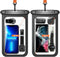 Lanhiem 10.5" Large Waterproof Phone Pouch, 2 Pack Universal IPX8 Dry Bag with Lanyard for iPhone 15 14 13 Pro Max,