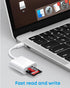 USB C SD Card Reader, USB-C to SD/Micro SD Card Reader, 2in1 High-Speed Type C Camera Memory Card Adapter