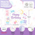 5 3ft Spa Happy Birthday Backdrop Spa Party Supplies for Girls Makeup Pajama Sleep Mask Pillow Photography Background