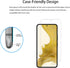Easy Alignment Frame for Samsung Galaxy S22 5G Tempered Glass Screen Protector 2-Pack and Camera Lens Protector
