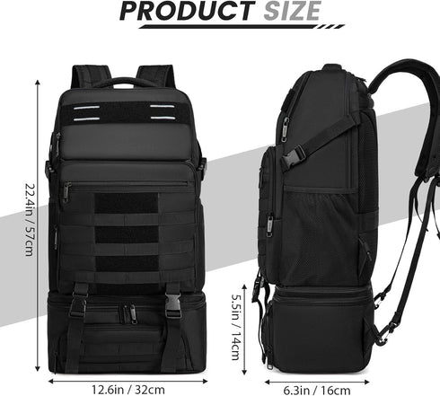 Backpack, Backpack 15.6 Inches Backpack RUCYEN Lunch Insulated Cooler Removable Lunch Box for Men Women, RFID Blocking