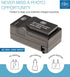 BM Premium LP-E12 Battery and Charger Kit for Canon EOS-M, EOS M2, M10, M50, M50 Mark II, M100, M200, SX70 HS