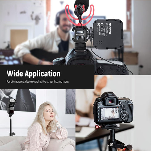 NEEWER 8 PCs Hot Shoe Mount Adapter Kit for DSLR Camera, LED Light, Microphone, Light Stand