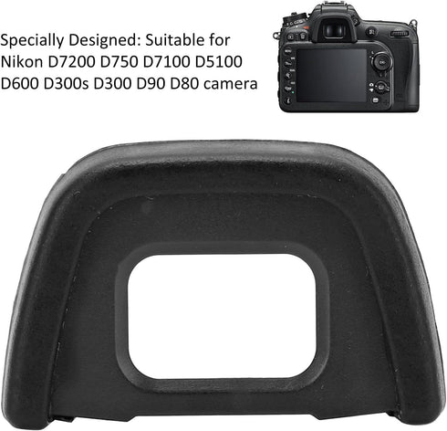 Soft Silicone Optical Viewfinder Cover with Scratch Protection for Cameras