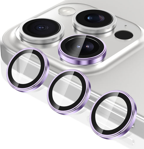 Casetego for iPhone 16 Pro Max/iPhone 16 Pro Camera Lens Protector,9H Hardness,Scratch
