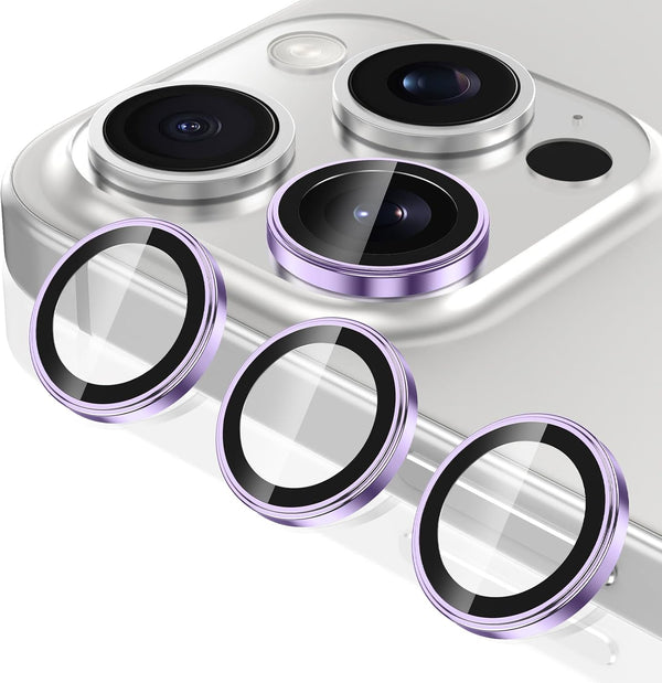 Casetego for iPhone 16 Pro Max/iPhone 16 Pro Camera Lens Protector,9H Hardness,Scratch