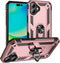 Ymyhyuxi Heavy Duty Protective Case for iPhone 11 with 360 Rotatable Metal Ring