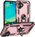 Ymyhyuxi Heavy Duty Protective Case for iPhone 11 with 360 Rotatable Metal Ring