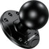 1.5" Ball Mount with Aluminum Alloy Round Plate, Universal Mounting Base with AMPS Holes for Garmin, Lowrance,