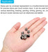MECCANIXITY 12pcs 8mm Stylus Pen Fine Tips Conductive Fiber Capacitive Touch Screen Universal Replacement
