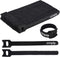 Cmple 50PCS Reusable Cable Ties, 6-inch Black, Nylon Adjustable Cord Organizer Ties