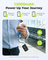 CHARCO 45W, 10000mAh Pack 17/16 Portable Charger Power Bank Fast Charging Battery Charger Portable with Retractable USB