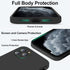 Vooii iPhone 11 Pro Case - Black, Upgraded Liquid Silicone, Soft Anti-Scratch Lining, Square Edges, Camera Protection,