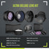 Ultra Deluxe Lens Kit for EOS M6 Mark II, M50, M50 Mark II, M200 with 15-45mm Lens, 7pc Filter Set