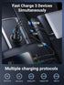 UGREEN 130W USB C Car Charger, PD 100W + PD 30W Type C Adapter, Fast Charging Compatible with iPhone 16, Galaxy S24,