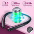 Neckband Bluetooth Headphones, Retractable Earbuds, IPX5 Sweatproof, Wireless Headset with Microphone, Noise Cancelling