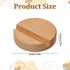 Larrel Round Wood Phone Stand, Sleek Round Single Slot Mobile Holder, Lightweight Kitchen Phone Holder, Convenience
