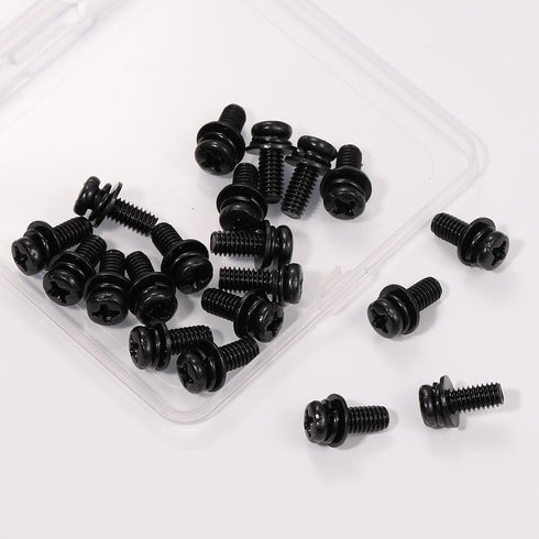 Impnit 20 PCS Vesa Screws, VESA Compatible M4x10mm TV/Monitor Wall Mount Screws for